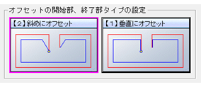 シミュレーション オフセットタイプ